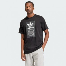 Adidas Чорна чоловіча футболка  CAMO TONGUE TEE IS0236