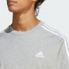 Adidas Сіра чоловіча футболка  M 3S SJ T IC9337 - зображення 4