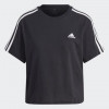 Adidas Чорна жіноча футболка  W 3S CR TOP HR4913 - зображення 6