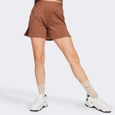 PUMA Коричневі жіночі шорти  DARE TO MUTED MOTION Flared Shorts 627876/82 - зображення 1