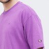 Champion Фіолетова чоловіча футболка  crewneck t-shirt cha219876-LPP - зображення 4