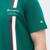 Champion Зелена чоловіча футболка  crewneck t-shirt cha219736-AVT - зображення 5