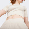 PUMA Молочні жіночі шорти  DARE TO MUTED MOTION Flared Shorts 627876/68 - зображення 5