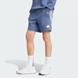 Adidas Сині чоловічі шорти  M FI 3S SHO IR9199