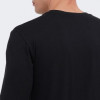 Champion Чорна чоловіча футболка  crewneck long sleeve t-shirt cha219216-NBK - зображення 5