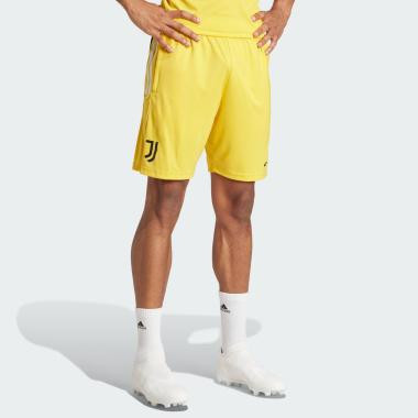 Adidas Жовті чоловічі шорти  JUVE TR SHO IQ0870 - зображення 1