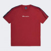 Champion Бордова чоловіча футболка  Crewneck T-Shirt cha219097-TBR - зображення 4