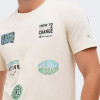 Champion Молочна чоловіча футболка  Crewneck T-Shirt cha219146-SND - зображення 4