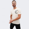Champion Молочна чоловіча футболка  Crewneck T-Shirt cha219088-SND - зображення 1