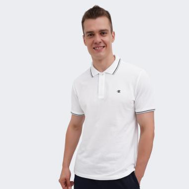 Champion Біле чоловіче поло  Polo cha218755-WHT/NNY - зображення 1