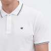 Champion Біле чоловіче поло  Polo cha218755-WHT/NNY - зображення 4