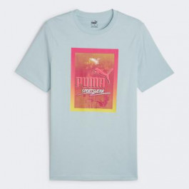 PUMA Блакитна чоловіча футболка  GRAPHICS Photoprint Tee 680180/22