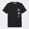 PUMA Чорна чоловіча футболка  BMW MMS Garage Crew Graphic Tee 625575/01 - зображення 4