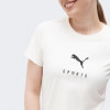 PUMA Молочна жіноча футболка  BETTER SPORTSWEAR Tee 679006/99 - зображення 4