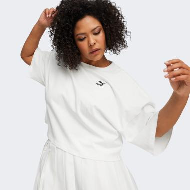 PUMA Біла жіноча футболка  BETTER CLASSICS Oversized Tee 624226/02 - зображення 1
