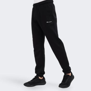 Champion Чорні чоловічі спортивнi штани  elastic cuff pants cha218338-NBK - зображення 1