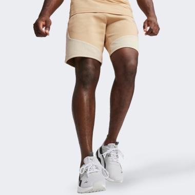 PUMA Бежеві чоловічі шорти  EVOSTRIPE Shorts 8&apos;&apos; DK 678996/83 - зображення 1