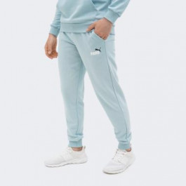 PUMA Блакитні чоловічі спортивнi штани  ESS+ 2 Col Logo Pants TR cl 586768/22