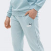 PUMA Блакитні чоловічі спортивнi штани  ESS+ 2 Col Logo Pants TR cl 586768/22 - зображення 4