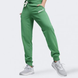 PUMA Зелені жіночі спортивнi штани  ESS+ BLOSSOM Script Pants TR 679350/86