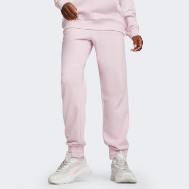 PUMA Рожеві жіночі спортивнi штани  ESS+ Embroidery High-Waist Pants TR cl 847093/60 - зображення 1