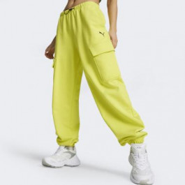   PUMA Жовті жіночі спортивнi штани  Dare To Relaxed Cargo Sweatpants TR 624297/38