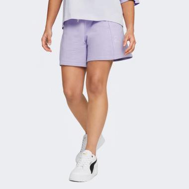 PUMA Фіолетові жіночі шорти  POWER Colorblock High-Waist Shorts TR 673640/25 - зображення 1