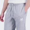 New Balance Сірі чоловічі спортивнi штани  Essentials Stacked Logo Sweatpant nblMP31539AG - зображення 5