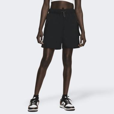 Nike Чорні жіночі шорти  W NSW ESSNTL WVN HR SHORT DM6247-010 - зображення 1