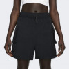 Nike Чорні жіночі шорти  W NSW ESSNTL WVN HR SHORT DM6247-010 - зображення 4