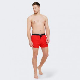 PUMA Червоні чоловічі шорти  SWIM MEN LOGO SHORT LENGTH SWIM SHORTS 1P 907659/02