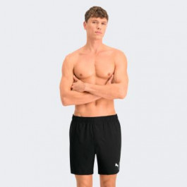 PUMA Чорні чоловічі шорти  SWIM MEN MID SHORTS 1P 935088/05