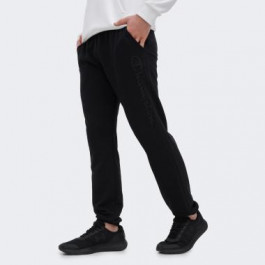   Champion Чорні чоловічі спортивнi штани  elastic cuff pants cha219938-NBK