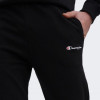 Champion Чорні чоловічі спортивнi штани  elastic cuff pants cha219895-NBK - зображення 4