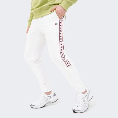 Champion Білі чоловічі спортивнi штани  rib cuff pants cha219752-WHT - зображення 1