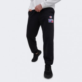 Champion Чорні чоловічі спортивнi штани  elastic cuff pants cha219741-NBK