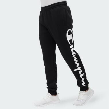 Champion Чорні чоловічі спортивнi штани  rib cuff pants cha219423-NBK - зображення 1