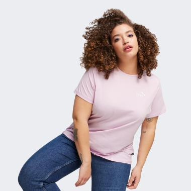 PUMA Рожева жіноча футболка  ESS+ Embroidery Tee 848331/60 - зображення 1