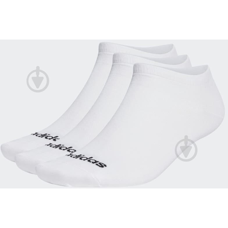 Adidas Білі шкарпетки  T LIN LOW 3P HT3447 - зображення 1