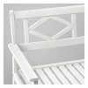 IKEA BONDHOLMEN Лава зі спинкою вулична, білий/бежевий (505.581.66) - зображення 4