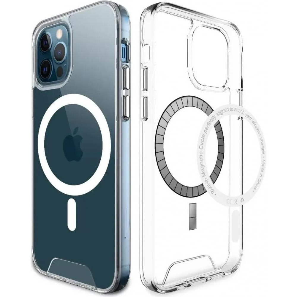 SPACE Чохол для смартфона  Magnetic for Apple iPhone 14 Transparent (SpaceMAG14Clear) - зображення 1