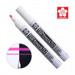 Sakura Маркер  Pen-Touch Рожевий, флуоресцентний, середній (MEDIUM) 2.0мм (084511322783)