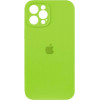 Borofone Silicone Full Case AA Camera Protect for Apple iPhone 12 Pro 24,Shiny Green (FullAAi12P-24) - зображення 1