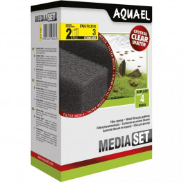 Aquael Media Set Standard - Вкладыш для внутреннего фильтра FAN-3 Plus 2 шт./уп. (113907 /198264)