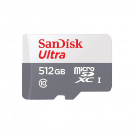 SanDisk 512 GB microSDXC UHS-I U1 V30 A2 Ultra (SDSQUNR-512G-GN3MN)