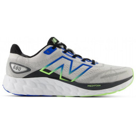   New Balance Чоловічі кросівки для бігу  Fresh Foam M680 V8 M680LM8 44 (10US) 28 см Сірий/Блакитний (197375621098