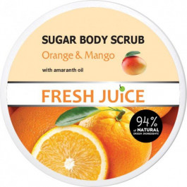 Fresh Juice Сахарный скраб для тела  Orange & Mango 225 мл (4823015925771)
