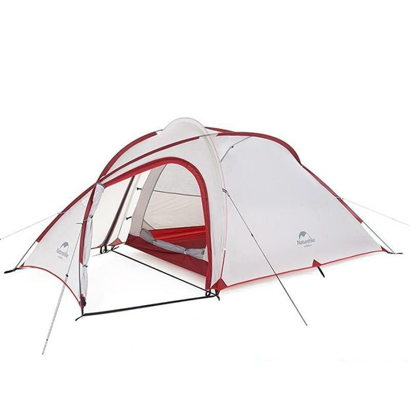 Naturehike Hiby 4P Camping Tent NH19ZP005, grey - зображення 1