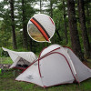 Naturehike Hiby 4P Camping Tent NH19ZP005, grey - зображення 2