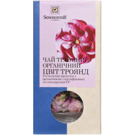 Sonnentor Чай трав'яний  Цвіт троянд органічний, 30 г (9004145002333)